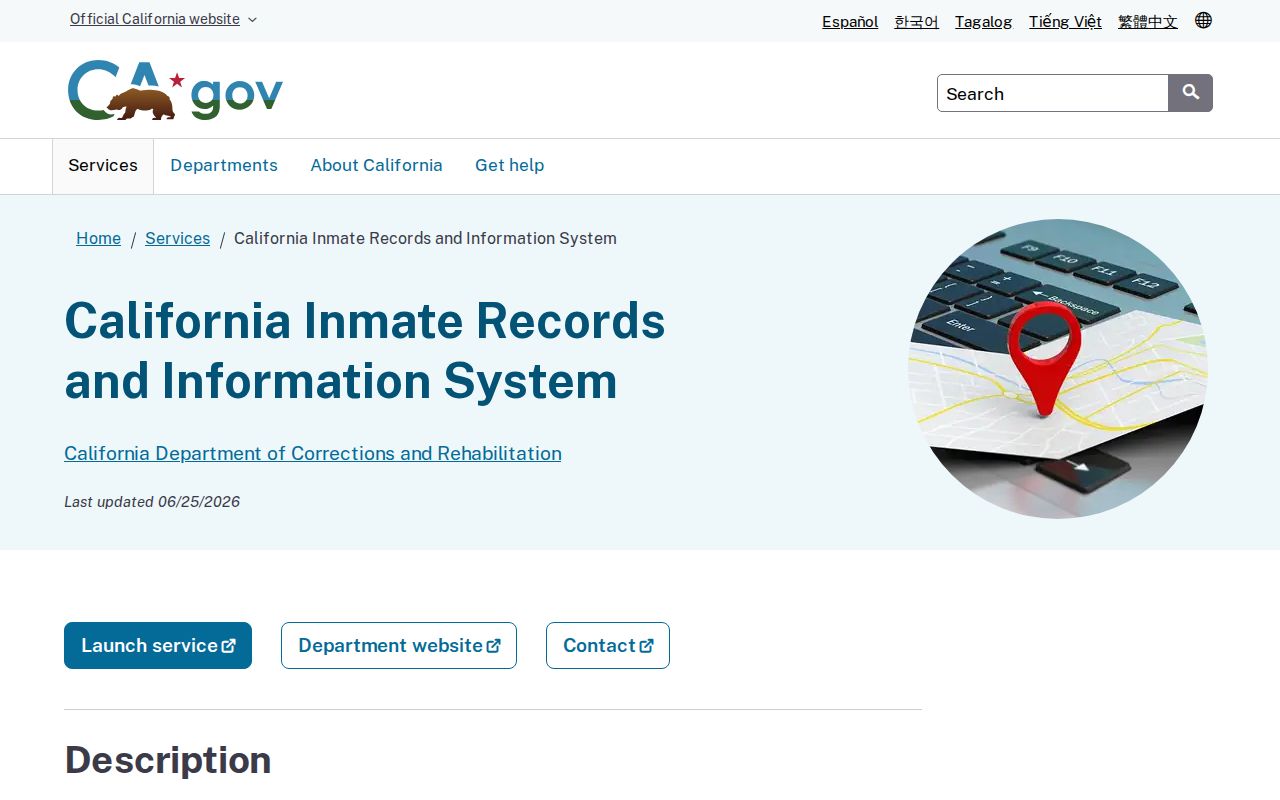 Contra Costa County released inmates CDCR CIRIS service page